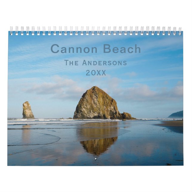 2022 Cannon Beach Oregon Family Photography Calendar (Cover)