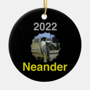 2022 Ceramic Circle Ornament Neander