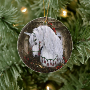2022 Christmas Horse2 Ornament 2-sided