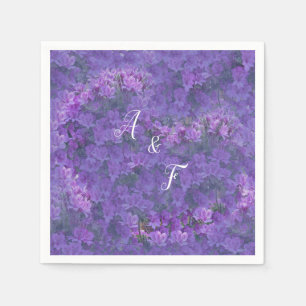 2022 colour of the year flowers napkin