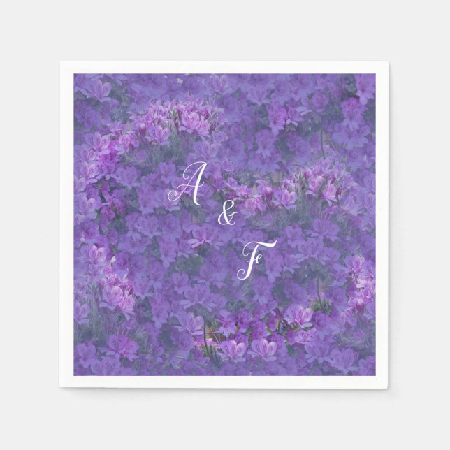 2022 colour of the year flowers napkin (Front)