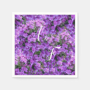 2022 colour of the year flowers napkin