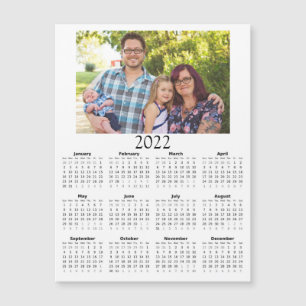 2022 Customised Photo Calendar Mini Magnet