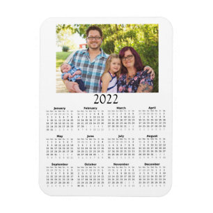 2022 Customised Photo Calendar Mini Magnet