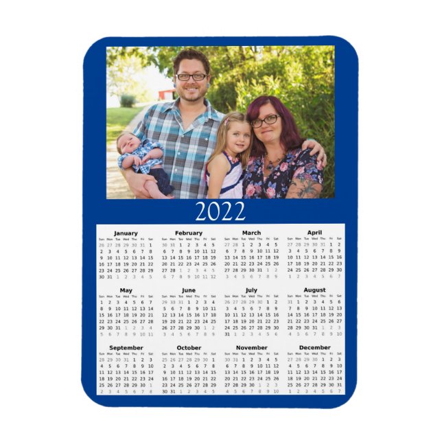 2022 Customised Photo Calendar Mini Magnet (Vertical)