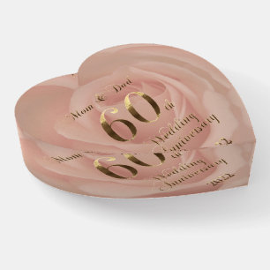 2022 Diamond Wedding 60th Anniversary Parents Paperweight