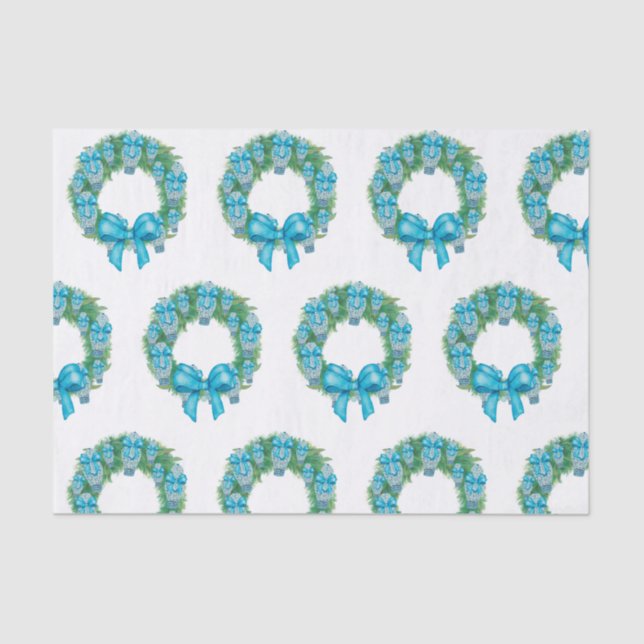 2022 Dragons Christmas Ginger Jar  Jars   Tissue Paper (Front)