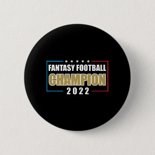 2022 Fantasy Football Champion USA Football 6 Cm Round Badge