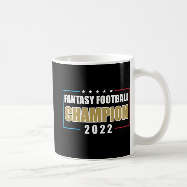 2022 Fantasy Football Champion USA Football Coffee Mug (Right)