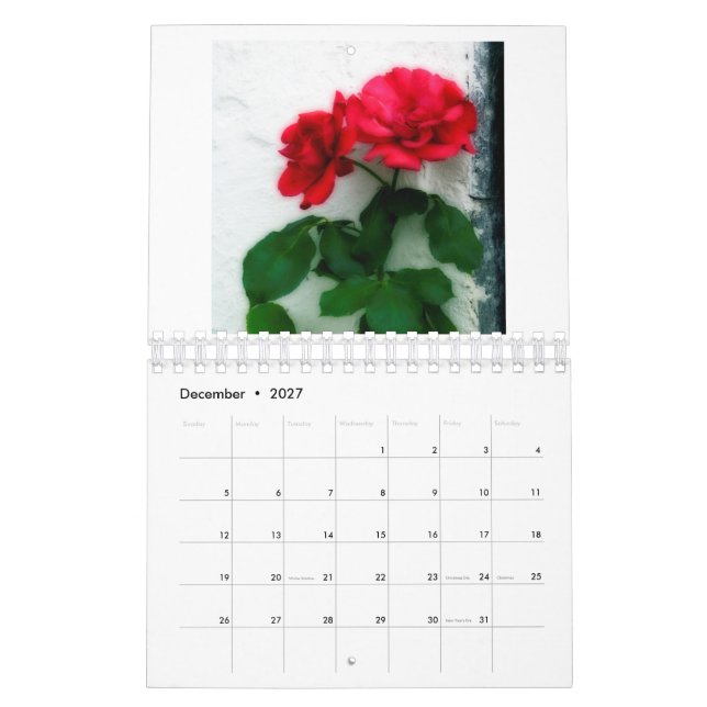 2022 Floral Calendar (Dec 2027)