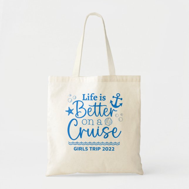 2022 Girls Trip Cruise  Tote Bag (Front)