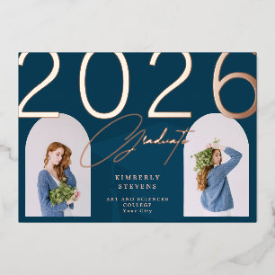 2022 graduate elegant minimalist custom 2 photos