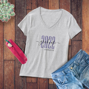 2022 Graduate Senior with Name  T-Shirt