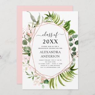 2022 Graduation Eucalyptus Greenery Invitation