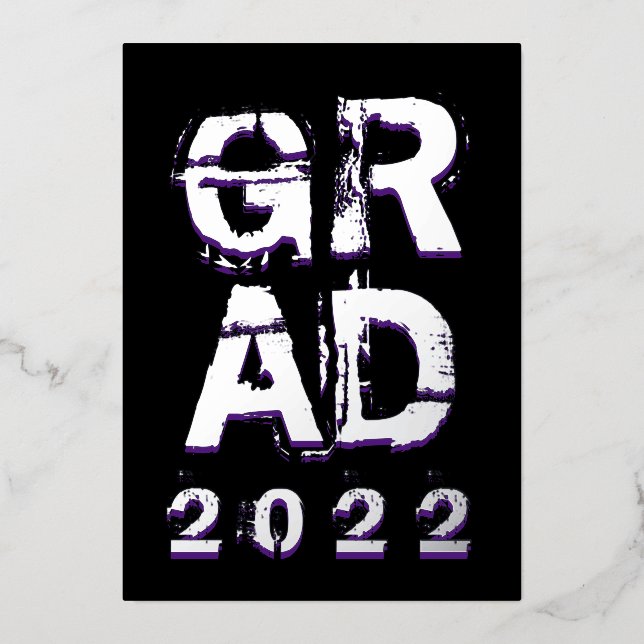 2022 Graduation Foil Announcement (Front)
