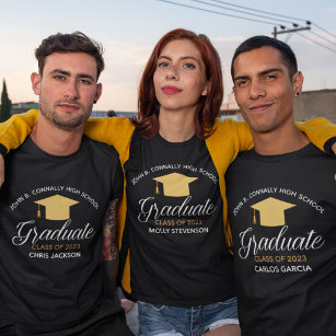 2022 Graduation Personalised High School Class T-Shirt
