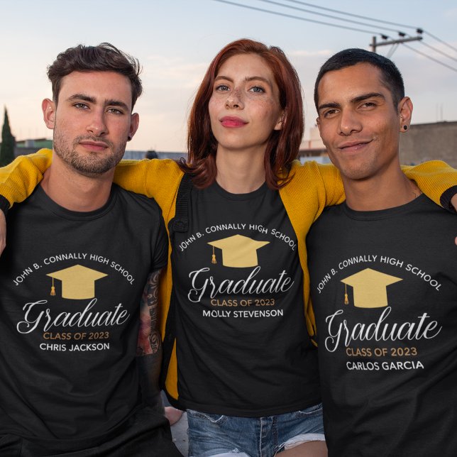 2022 Graduation Personalised High School Class T-Shirt (Creator Uploaded)
