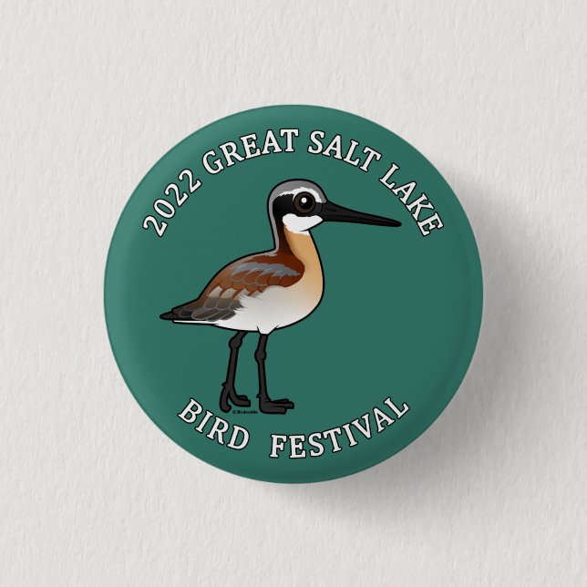 2022 Great Salt Lake Bird Festival Button (Front)
