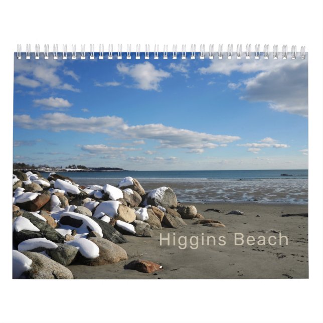 2022 Higgins Beach Maine Photography Calendar (Cover)