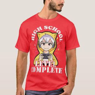 2022 High School Graduation Boy Anime Video Games T-Shirt