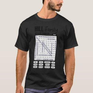 2022 Hill Family Reunion Tree Summer Party Last Na T-Shirt