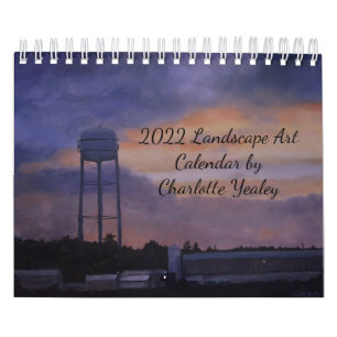 2022 Landscape Art Calendar by Charlotte Yealey 