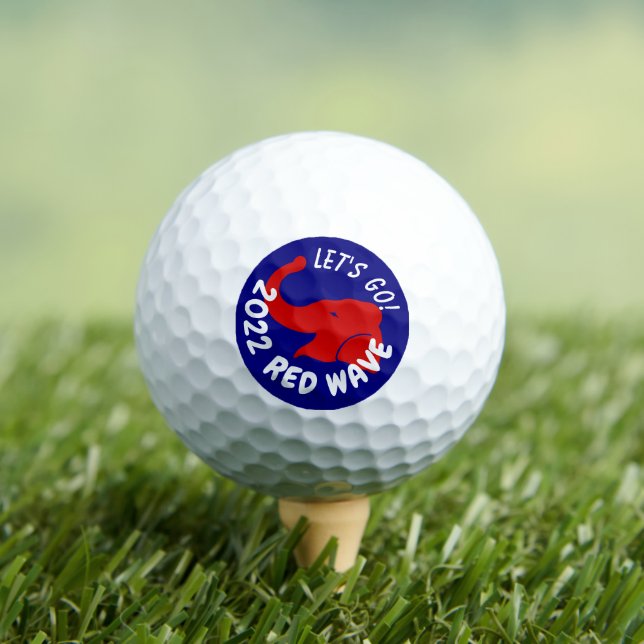 2022 MIDTERMS RED WAVE LET'S GO GOLF BALLS (Insitu Tee)