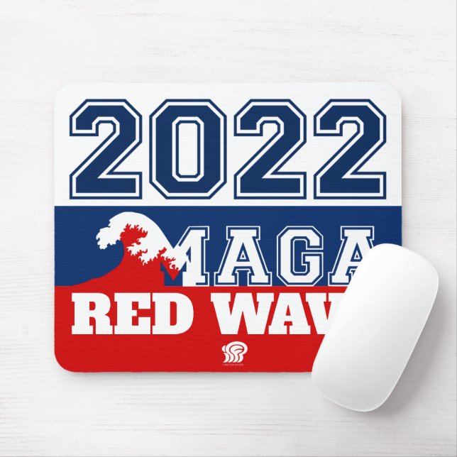 2022 Midterms Ultra MAGA Red Wave Mouse Mat (With Mouse)