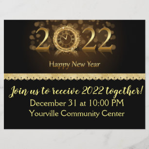 2022 New Year Celebration   Flyer