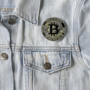 2022 Niue 1 oz Silver Bitcoin 6 Cm Round Badge
