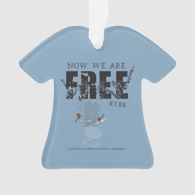 2022 Noblesville Indoor Percussion Ornament (Front)