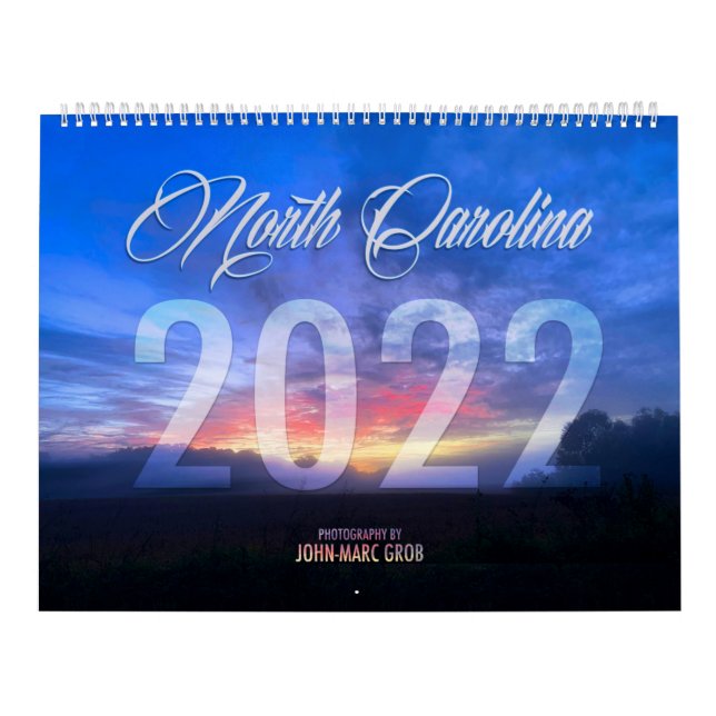 2022 North Carolina calendar (Cover)
