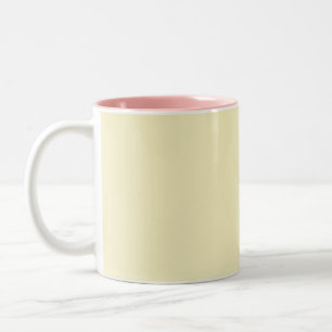 2022 Pale Moon interior design trend colour. Elega Two-Tone Coffee Mug