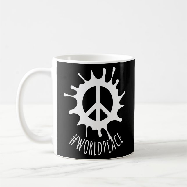 2022 Peace Global Peace International Unity Love P Coffee Mug (Left)