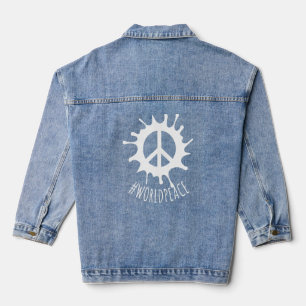 2022 Peace Global Peace International Unity Love P Denim Jacket