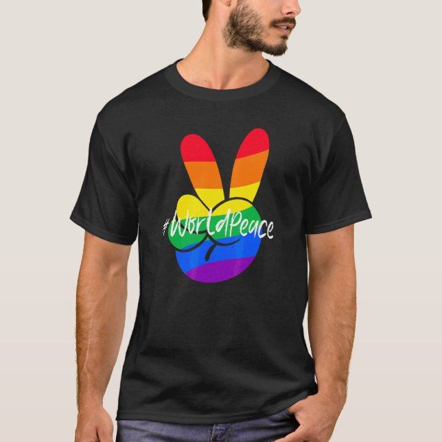 2022 Peace Global Peace International Unity Love P T-Shirt (Front)