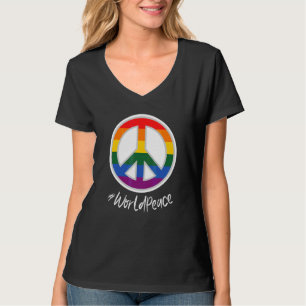 2022 Peace Global Peace International Unity Love P T-Shirt