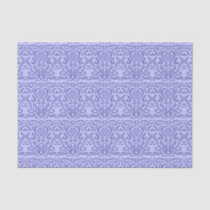 2022 Periwinkle Blue Damask Old World Tissue Paper