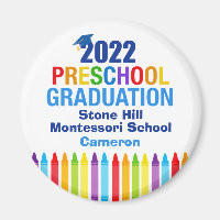 2022 Preschool Graduation Cute Crayon Custom PreK