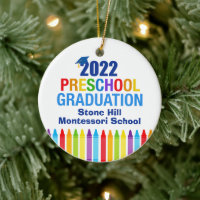 2022 Preschool Graduation Cute Custom Graduate