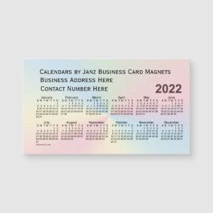 2022 Rainbow Cloud Calendar by Janz Magnet