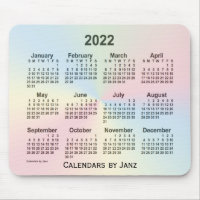 2022 Rainbow Cloud Calendar by Janz