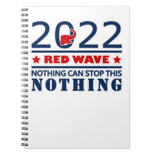 2022 RED WAVE NOTEBOOK