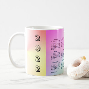 2022 Sangria Shimmer Calendar by Janz Coffee Mug