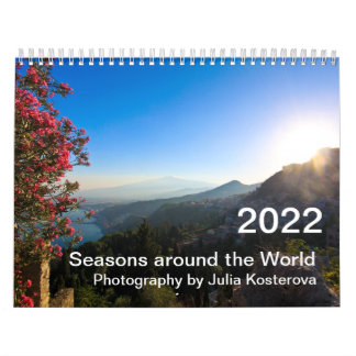 2022 Seasons Around The World Calendar