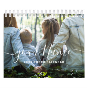 2022 Simple Minimalist Custom Photo Calendar