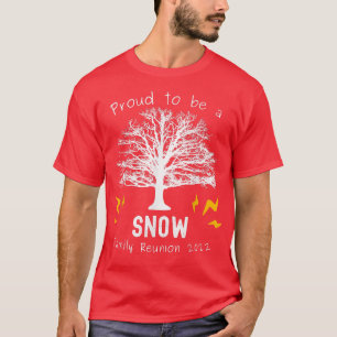 2022 Snow Family Reunion Tree Summer Party Last Na T-Shirt