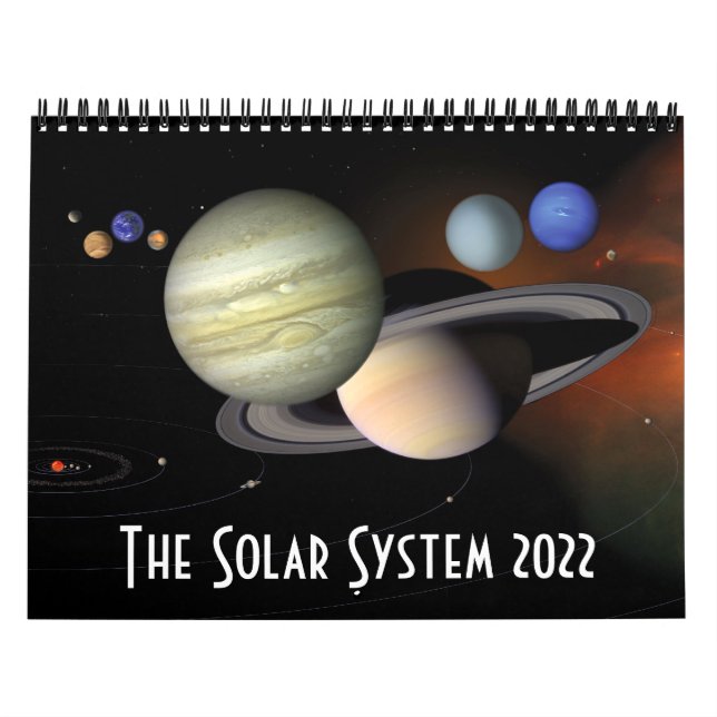 2022 Solar System Space Astronomy Planets Calendar (Cover)