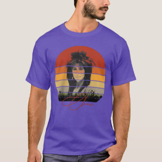 2022 Solid Retro Color Sunset VintageChers Music M T-Shirt