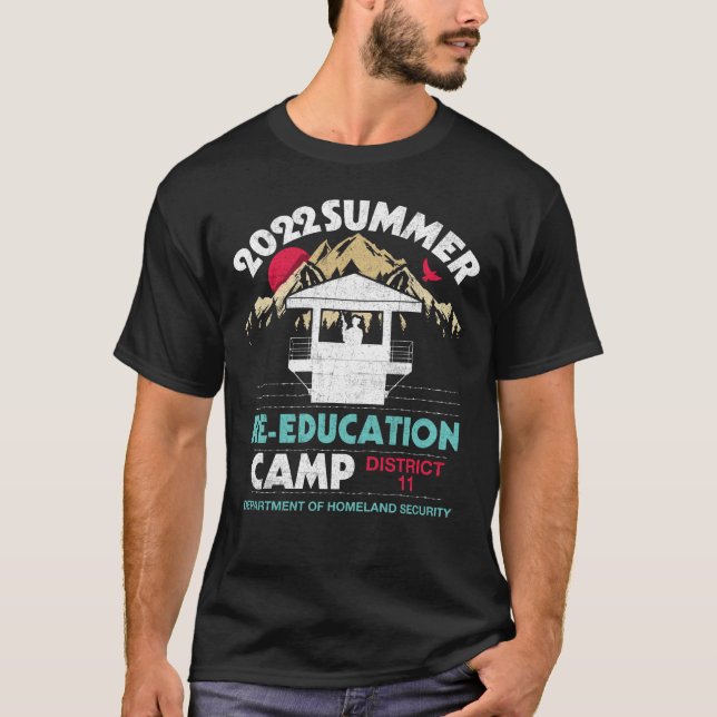 2022 Summer Re-Education Camp Department T-Shirt (Front)